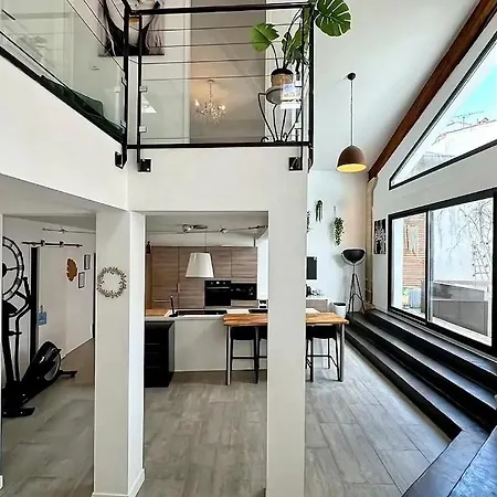 Maison Loft Atypique - Jacuzzi Clim Et Jardin Saint-Jean-de-Védas